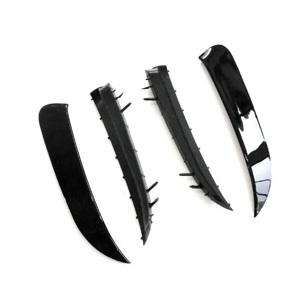 Gloss Black Rear Bumper Trims for Mercedes Benz W117 CLA 13-18