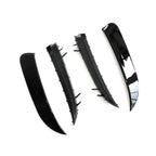 Gloss Black Rear Bumper Trims for Mercedes Benz W117 CLA 13-18