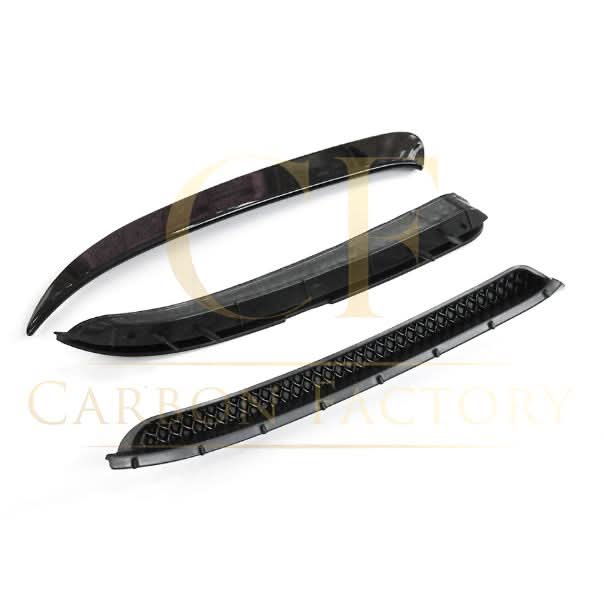 Gloss Black Rear Bumper Trims for Mercedes Benz W117 CLA 13-18