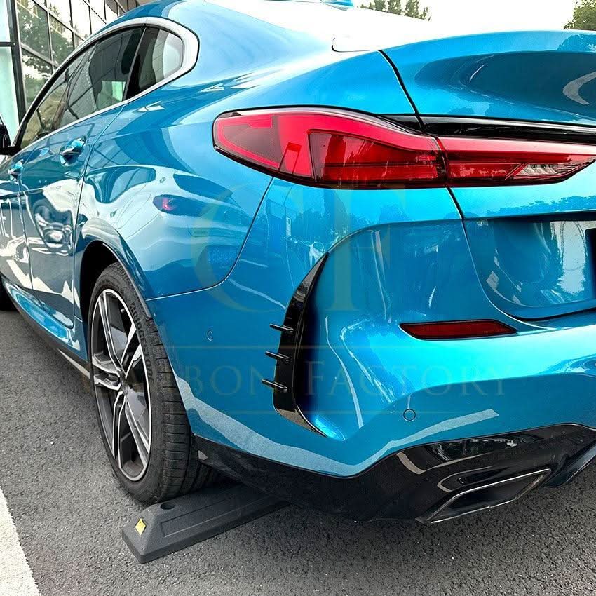Gloss Black Rear Canards for BMW F44 2 Series 4 Door 20-Present