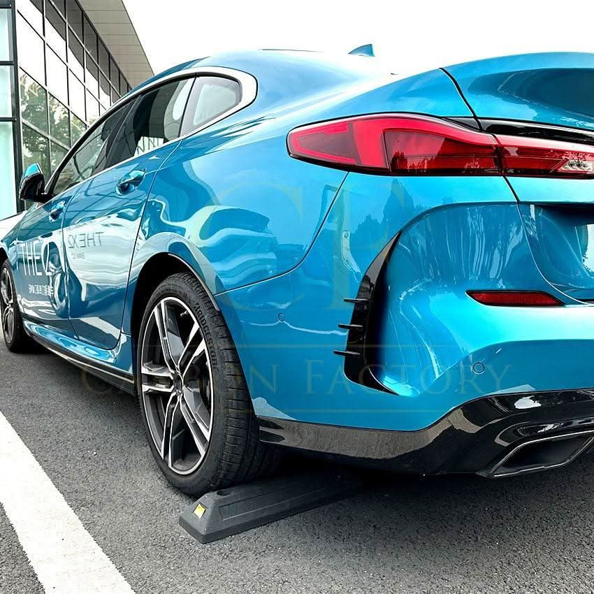 Gloss Black Rear Canards for BMW F44 2 Series 4 Door 20-Present