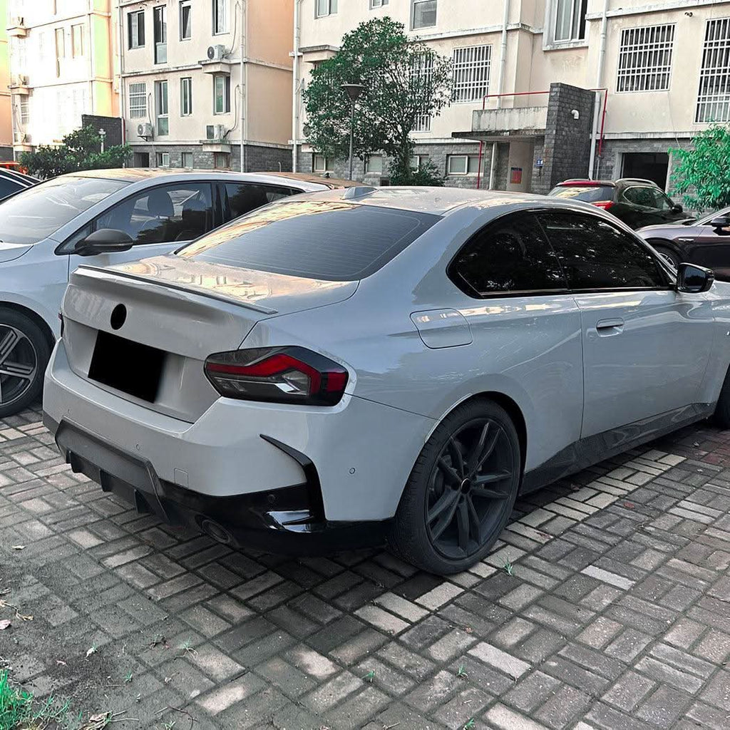 Gloss Black Rear Canards for BMW G42 2 Series Coupe 21-Present