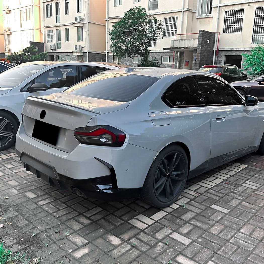 Gloss Black Rear Canards for BMW G42 2 Series Coupe 21-Present