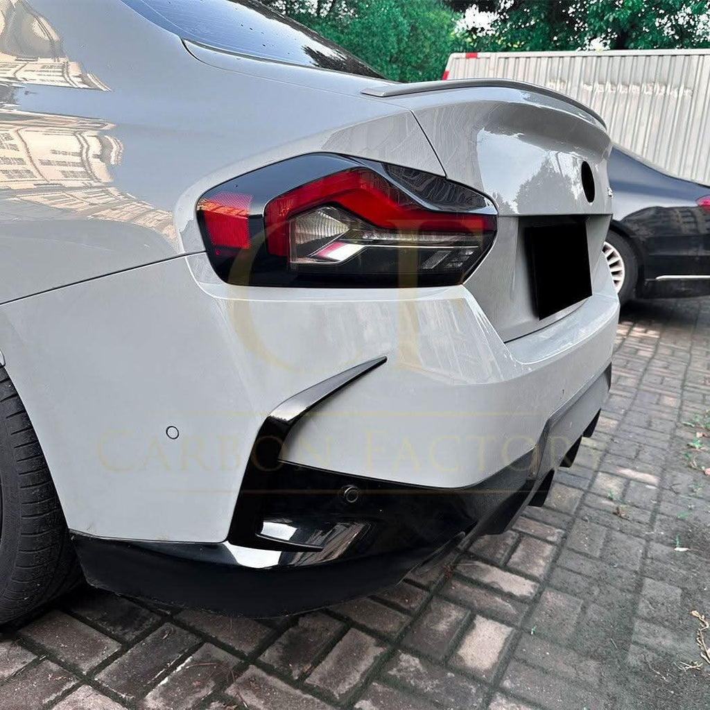 Gloss Black Rear Canards for BMW G42 2 Series Coupe 21-Present