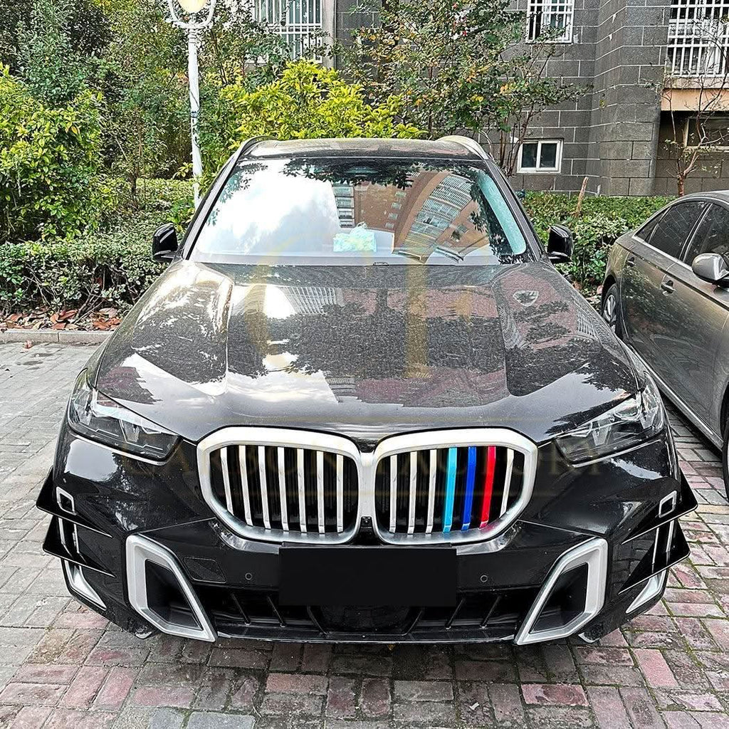 Gloss Black Rear Front Canards for BMW G05 X5 LCI 22-25