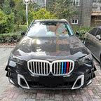 Gloss Black Rear Front Canards for BMW G05 X5 LCI 22-25