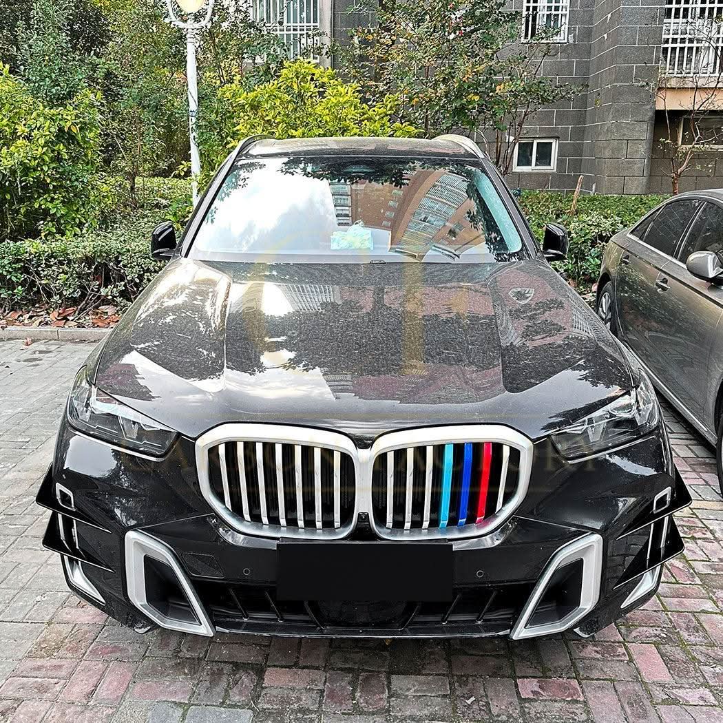 Gloss Black Rear Front Canards for BMW G05 X5 LCI 22-25