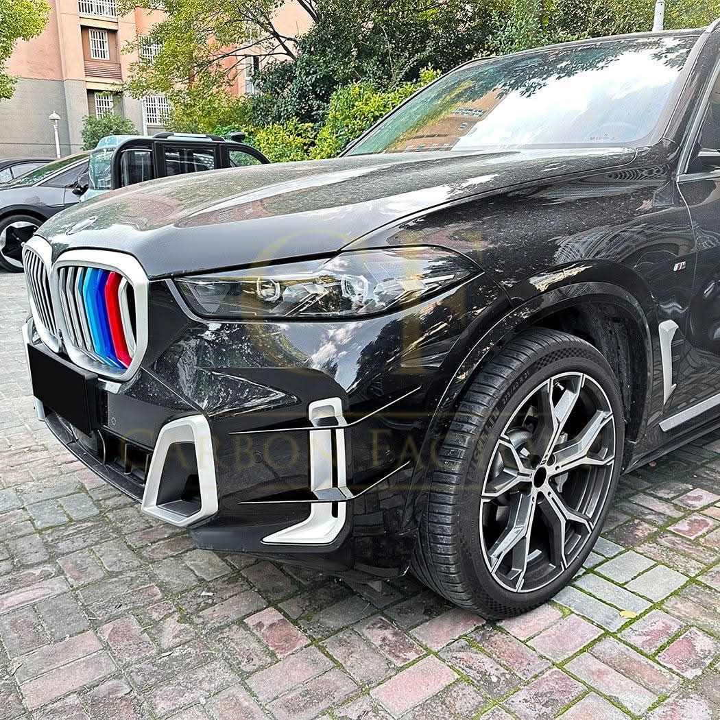 Gloss Black Rear Front Canards for BMW G05 X5 LCI 22-25