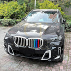 Gloss Black Rear Front Canards for BMW G05 X5 LCI 22-25