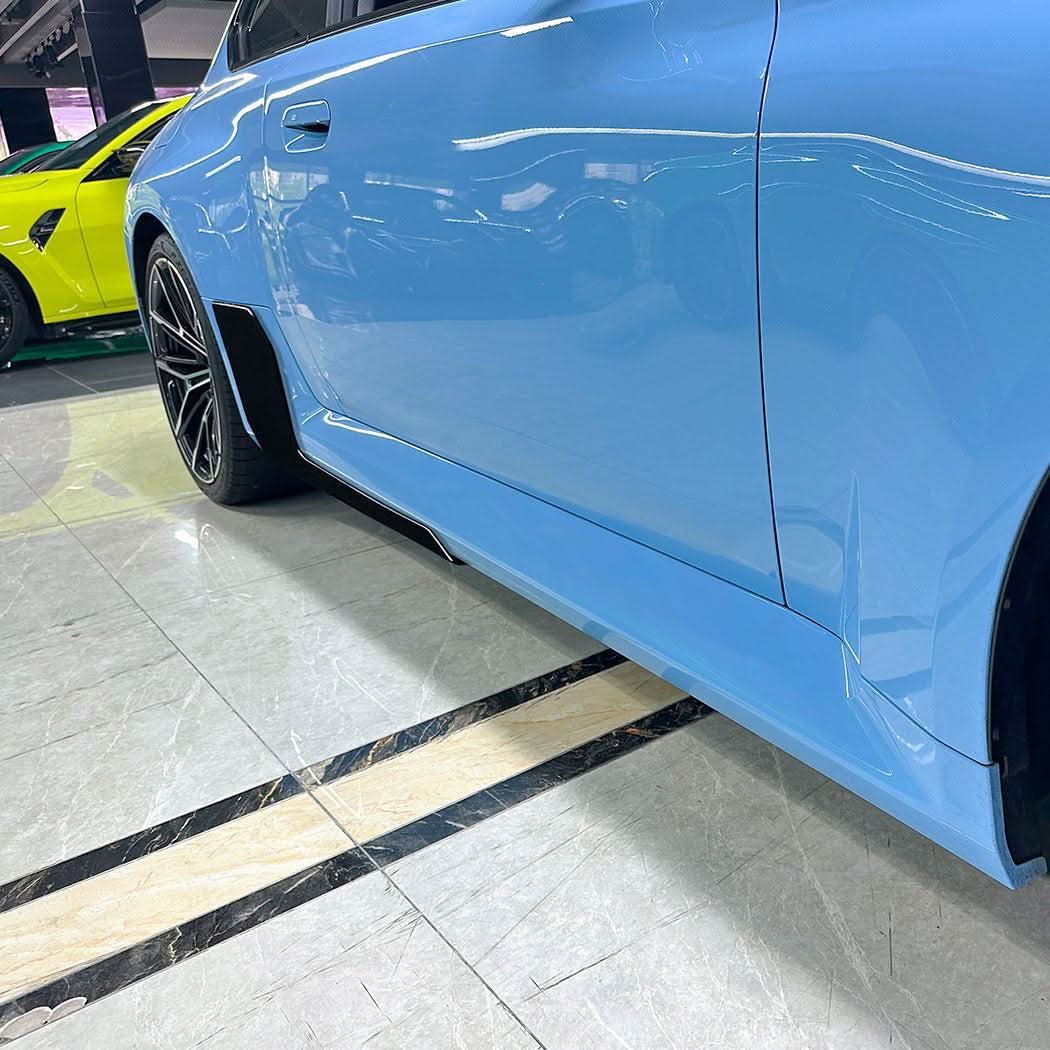 Gloss Black Side Skirts for BMW G87 M2 23-Present