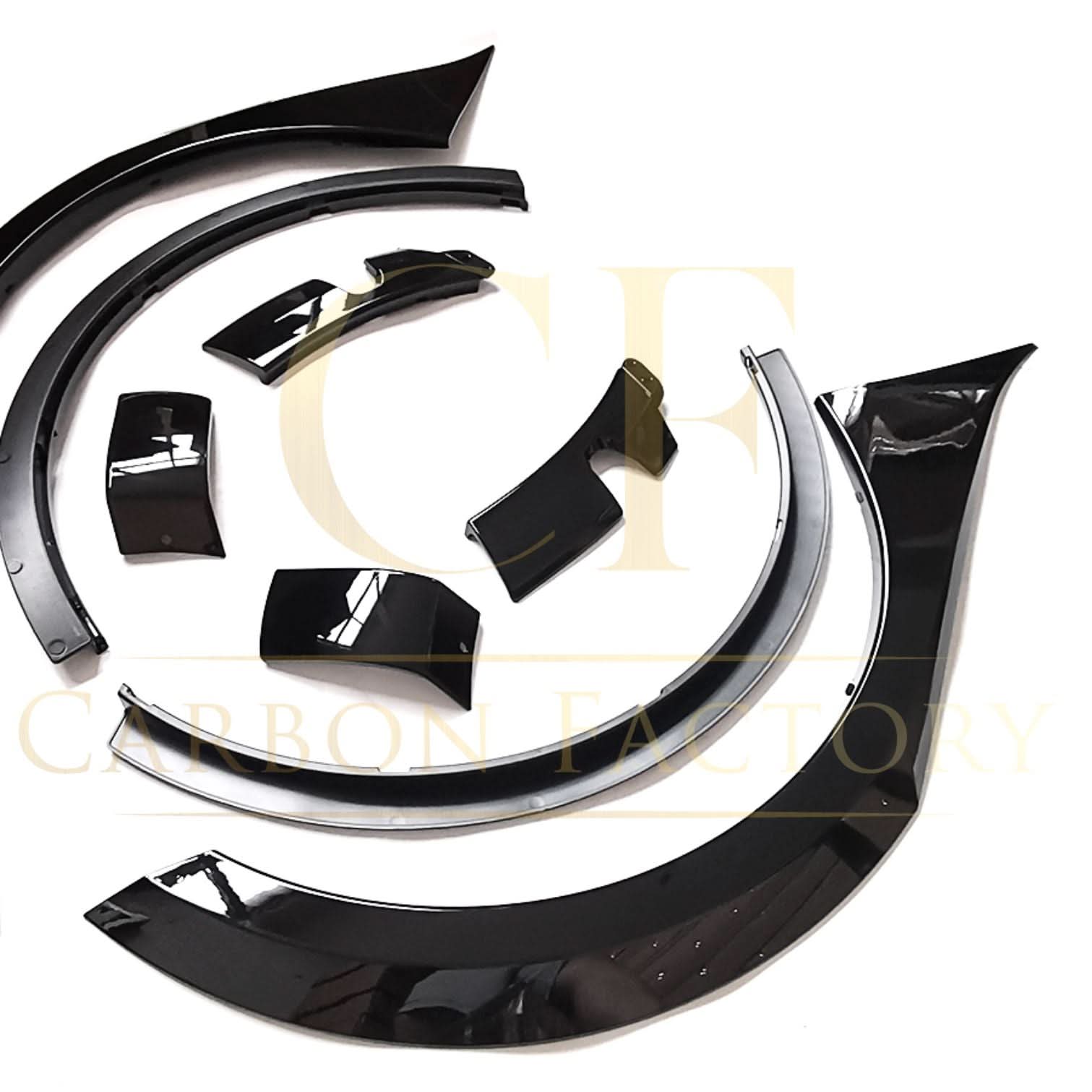Gloss Black Wheel Fender Arches for Tesla Model 3 19-23