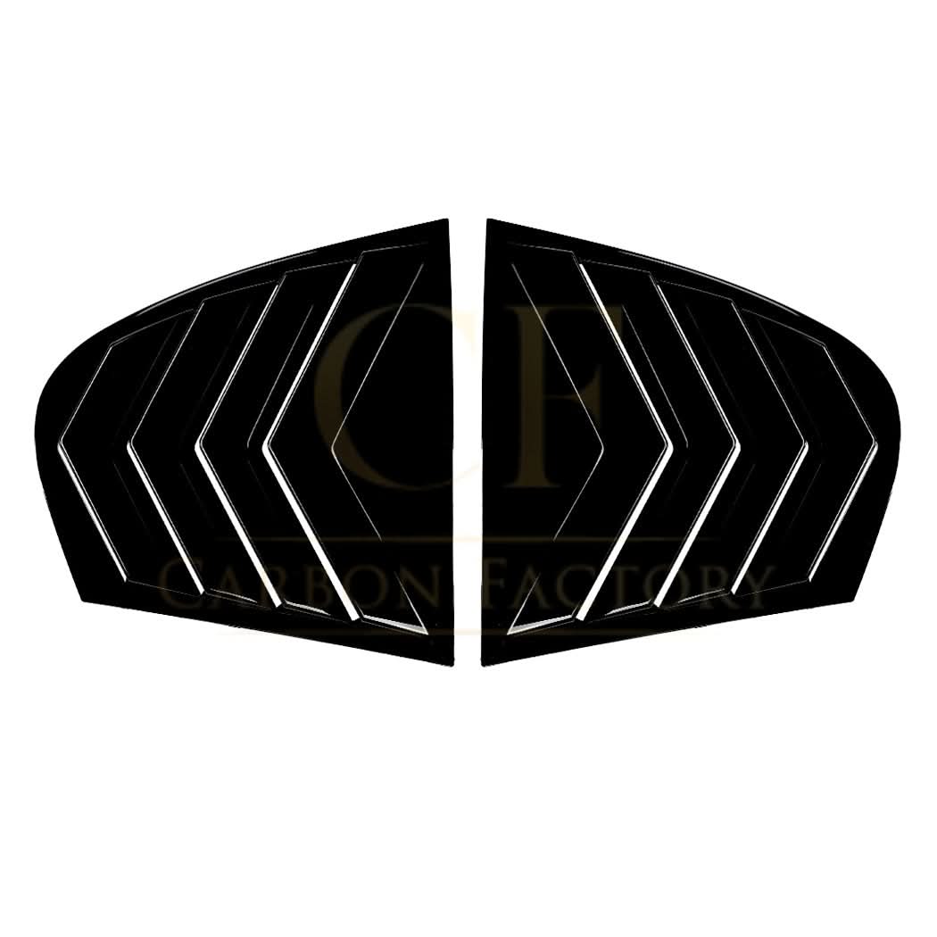 Gloss Black Window Louver Vent for BMW E60 5 Series inc M5 05-10