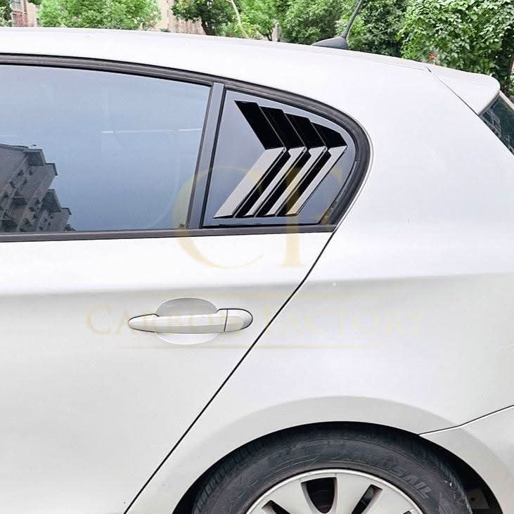 Gloss Black Window Louver Vents for BMW 1 Series E87 2005-2011