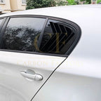 Gloss Black Window Louver Vents for BMW 1 Series E87 2005-2011