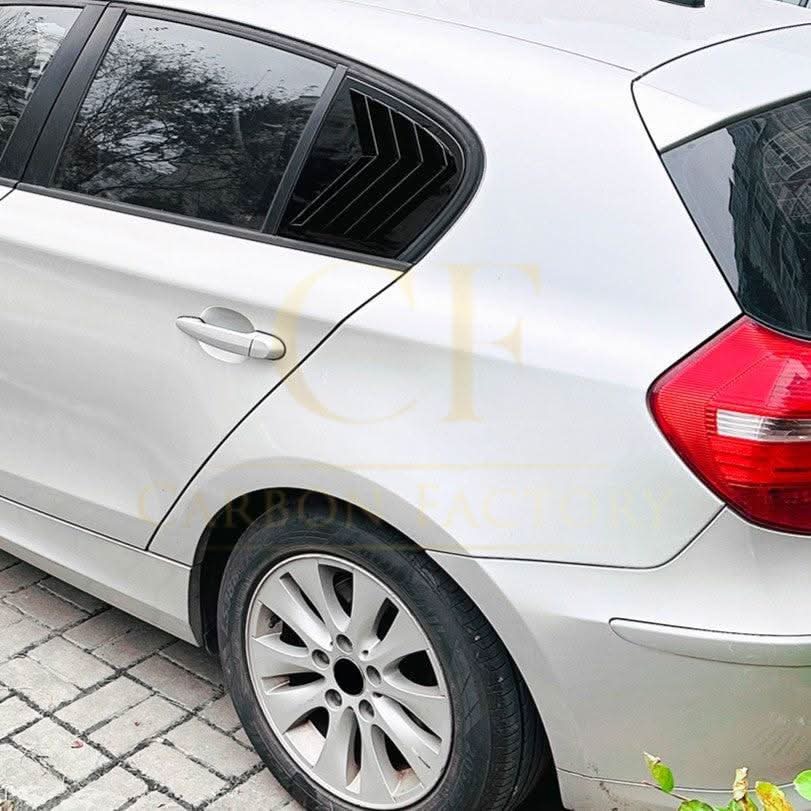 Gloss Black Window Louver Vents for BMW 1 Series E87 2005-2011