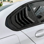 Gloss Black Window Louver Vents for BMW 3 Series G20 19-25