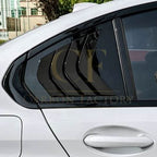 Gloss Black Window Louver Vents for BMW 3 Series G20 19-25