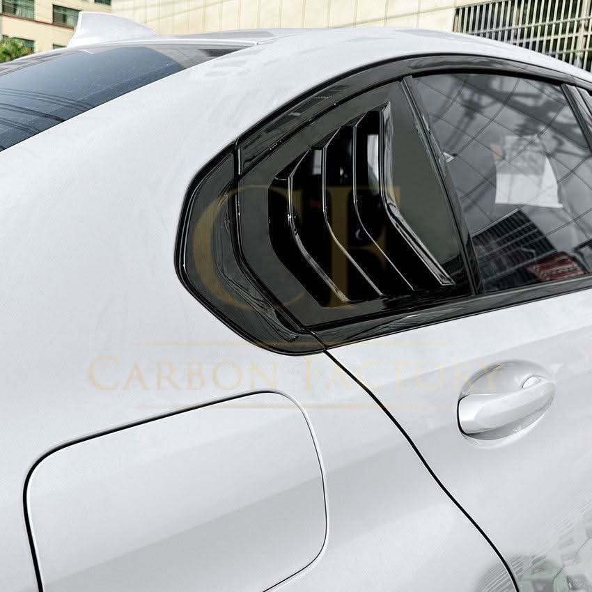 Gloss Black Window Louver Vents for BMW 3 Series G20 19-25