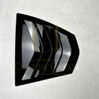 Gloss Black Window Louver Vents for BMW 3 Series G20 19-25