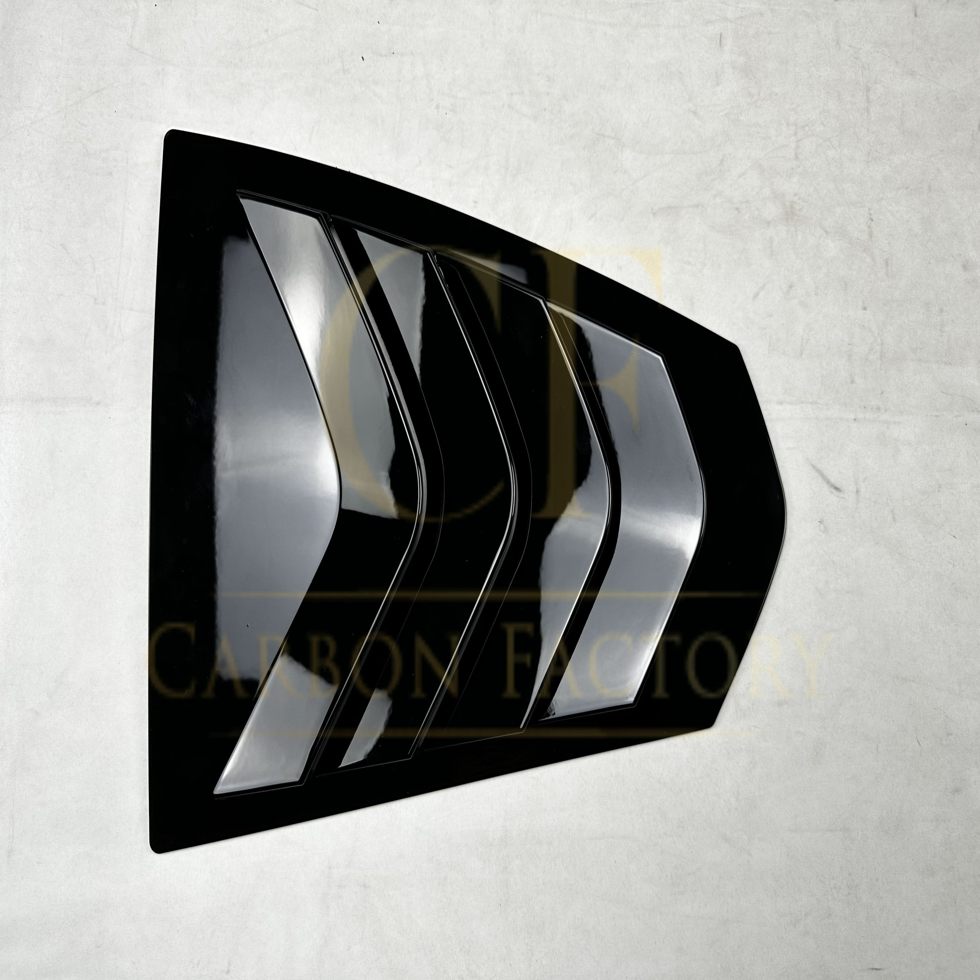Gloss Black Window Louver Vents for BMW 3 Series G20 19-25