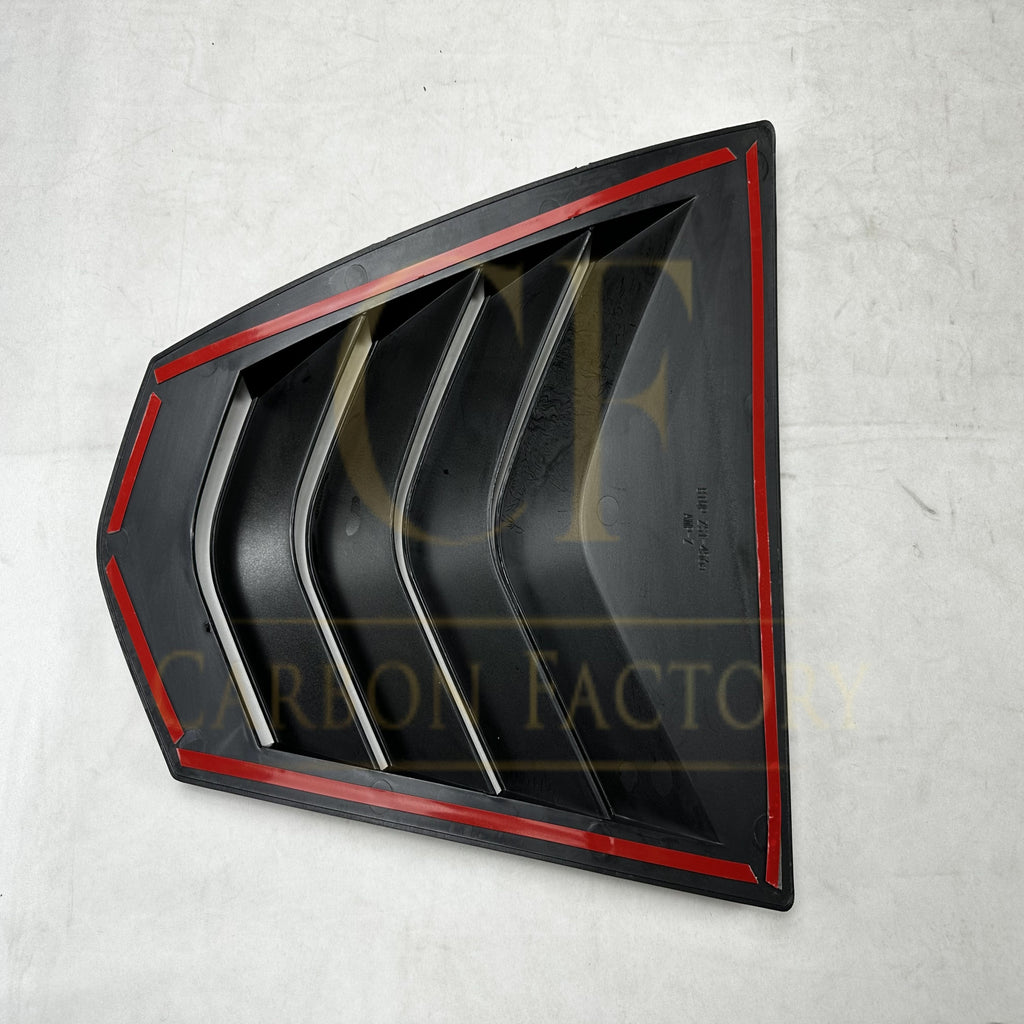 Gloss Black Window Louver Vents for BMW 3 Series G20 19-25