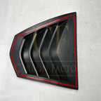 Gloss Black Window Louver Vents for BMW 3 Series G20 19-25