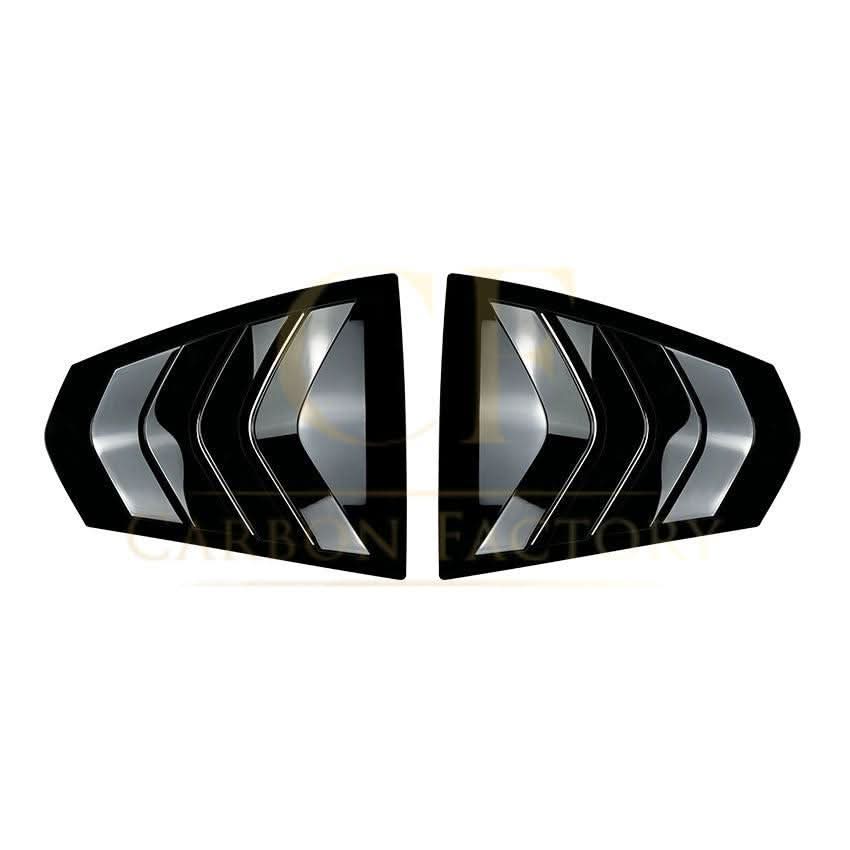 Gloss Black Window Louver Vents for BMW 3 Series G20 19-25