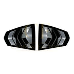 Gloss Black Window Louver Vents for BMW 3 Series G20 19-25