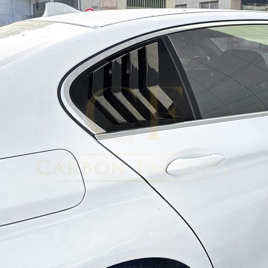 Gloss Black Window Louver Vents for BMW F10 5 Series 11-17