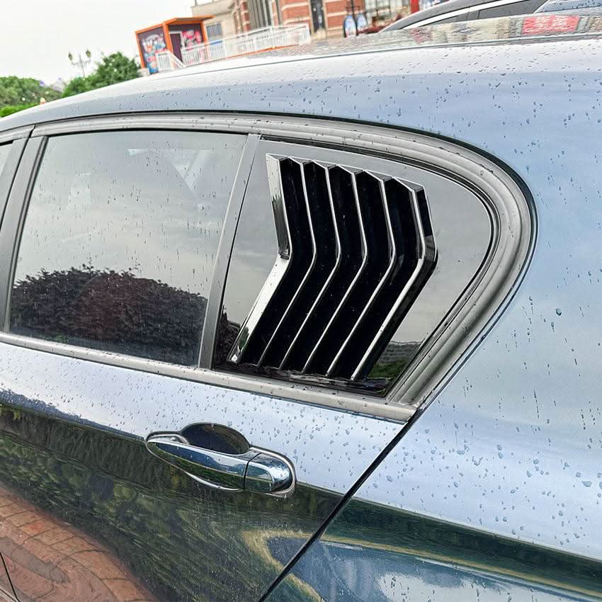 Gloss Black Window Louver Vents for BMW F20 F21 1 Series 11-19