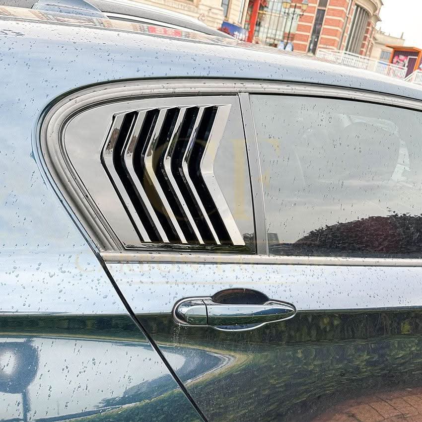 Gloss Black Window Louver Vents for BMW F20 F21 1 Series 11-19