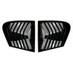 Gloss Black Window Louver Vents for BMW F20 F21 1 Series 11-19