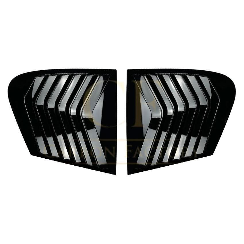 Gloss Black Window Louver Vents for BMW F20 F21 1 Series 11-19