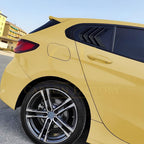 Gloss Black Window Louver Vents for BMW F40 1 Series 19-24