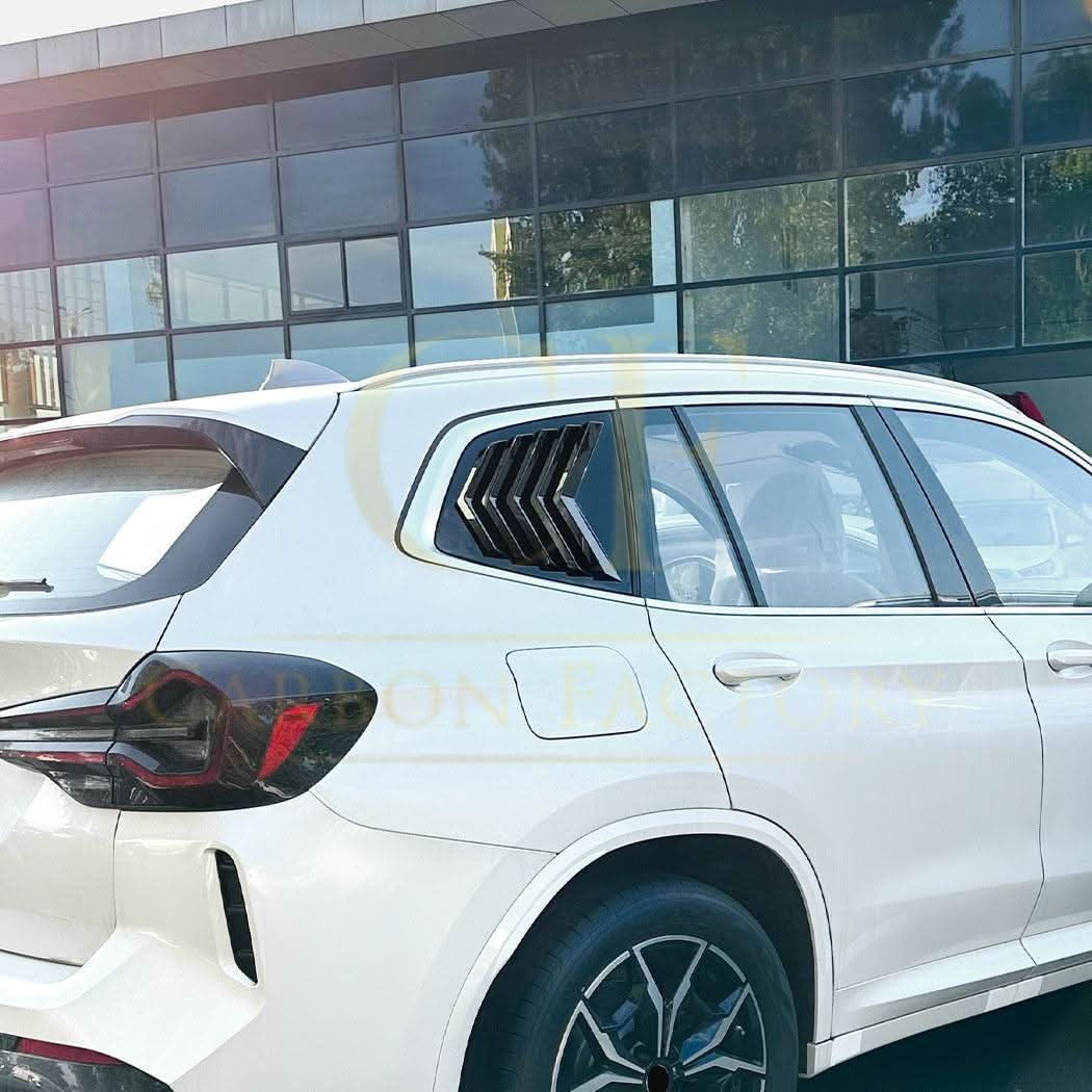 Gloss Black Window Louver Vents for BMW G01 X3 18-24