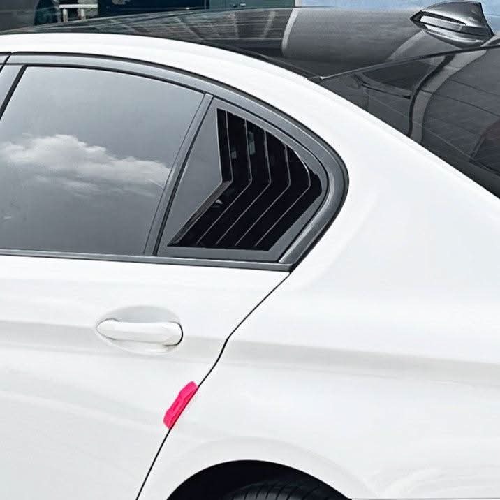 Gloss Black Window Louver Vents for BMW G30 5 Series 17-24