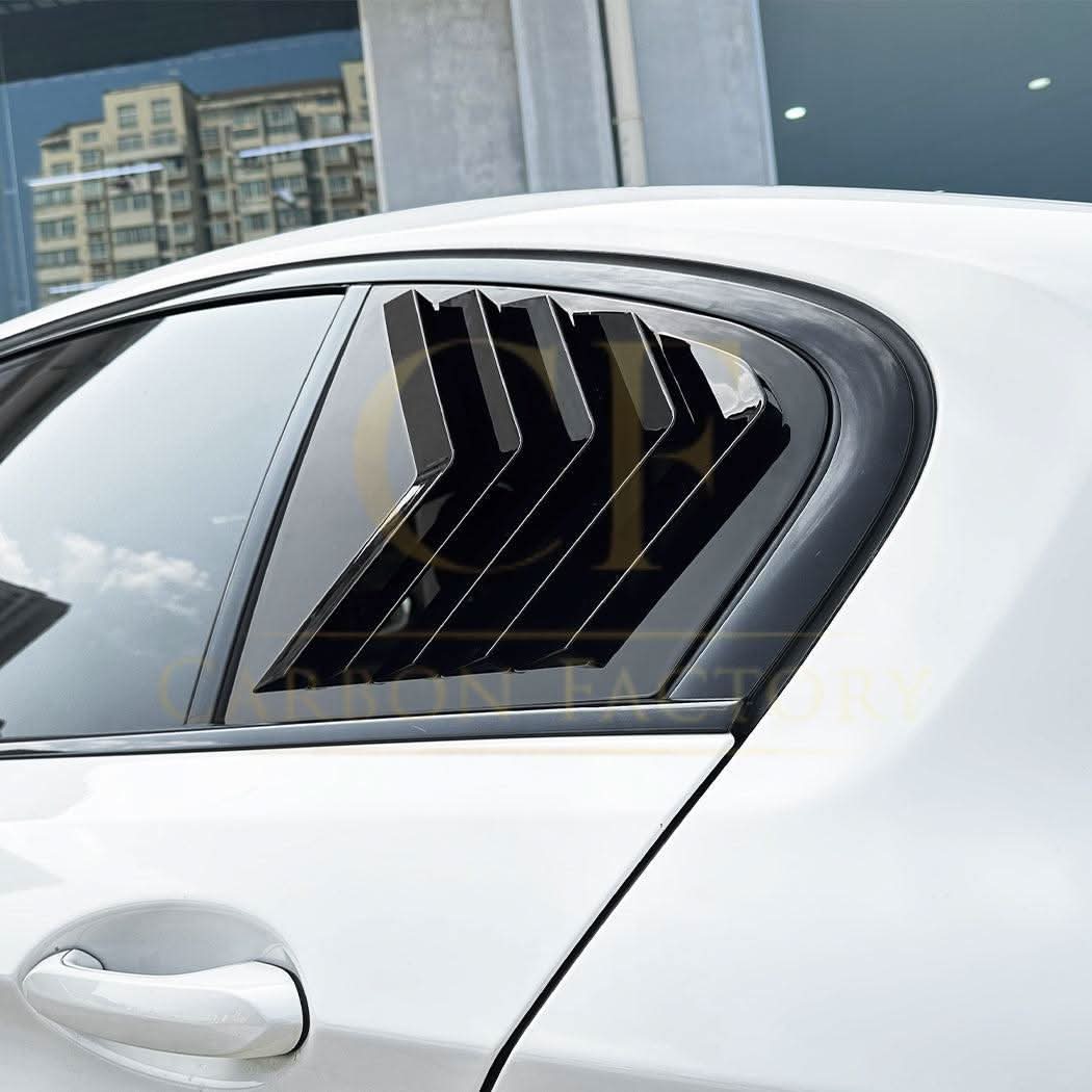 Gloss Black Window Louver Vents for BMW G30 5 Series 17-24