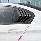 Gloss Black Window Louver Vents for BMW G30 5 Series 17-24