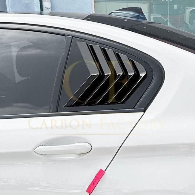 Gloss Black Window Louver Vents for BMW G30 5 Series 17-24