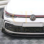 MAX Style Gloss Black Front Bumper Trims for VW Golf MK8 21-23
