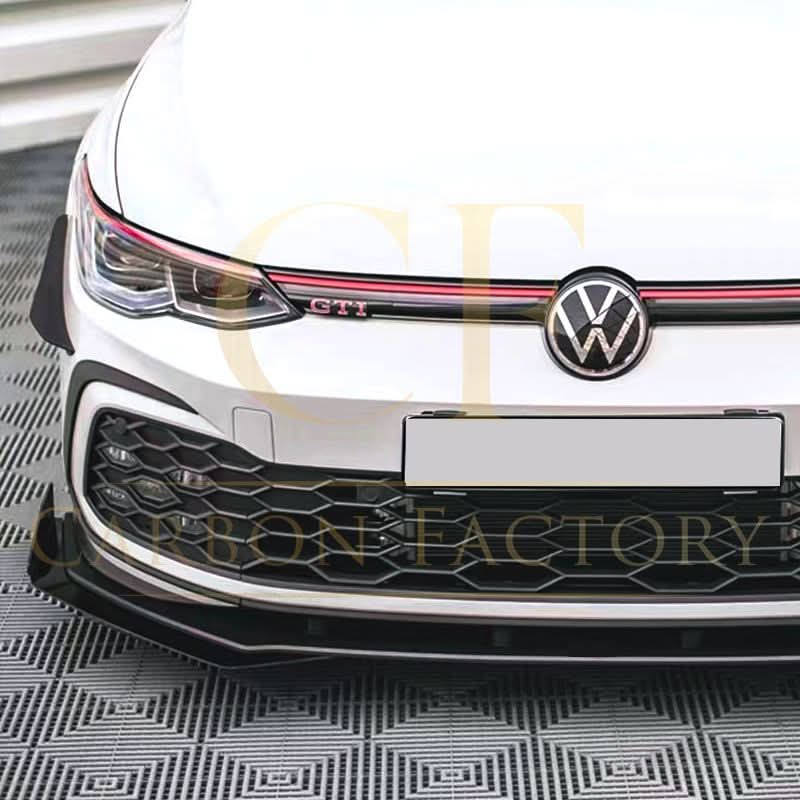 MAX Style Gloss Black Front Bumper Trims for VW Golf MK8 21-23