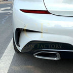 MP Style Gloss Black Rear Bumper Trims for BMW 3 Series G20 Pre-LCI 19-22