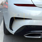 MP Style Gloss Black Rear Bumper Trims for BMW 3 Series G20 Pre-LCI 19-22