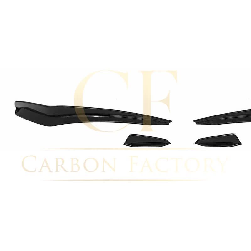RZ Style Gloss Black Front Bumper Trims for VW Golf MK8 GTI / R-LINE 21-23