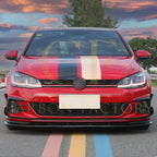 RZ Style Gloss Black Front Canards for VW Golf MK7.5 GTI 17-20