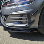 RZ Style Gloss Black Front Canards for VW Golf MK7.5 GTI 17-20