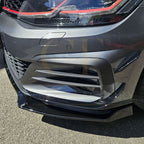 RZ Style Gloss Black Front Canards for VW Golf MK7.5 GTI 17-20