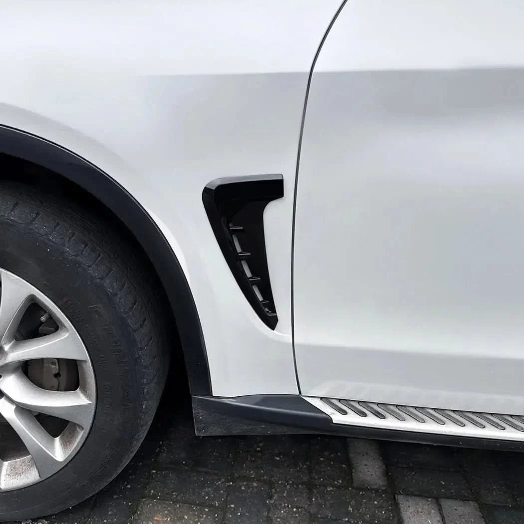 V2 Gloss Black Side Vent Fender Trims for BMW F15 X5 14-18