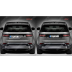 Gloss Black For Land Rover Discovery 5 Number Plate Centralisation Kit