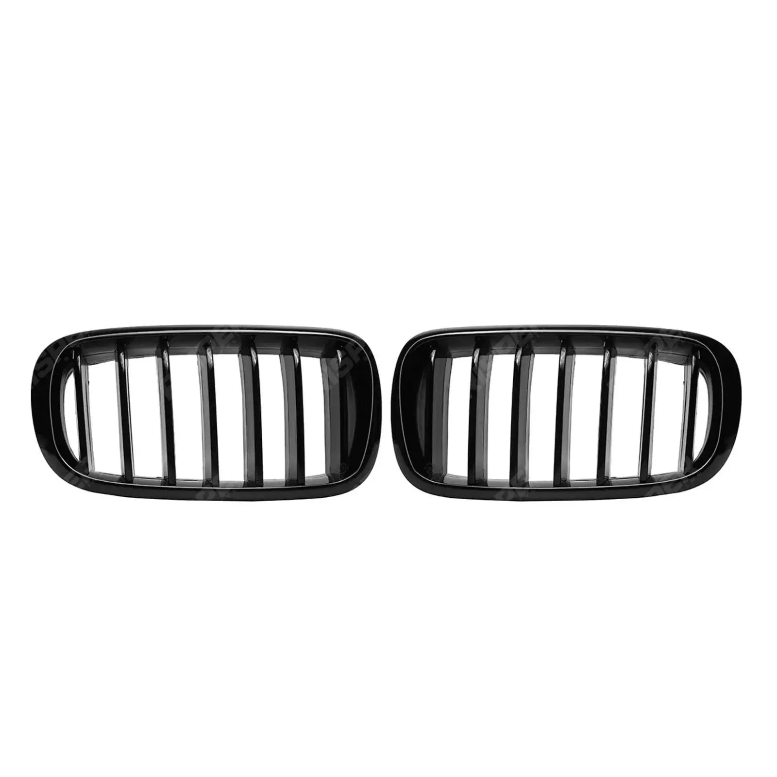 Gloss Black Front Grill Solid Slat For BMW X5 F15 2013-2018